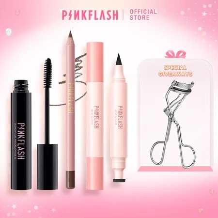 PINKFLASH eye makeup set eyebrow pencil & eyeliner & mascara